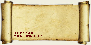 Angelina Perković vizit kartica